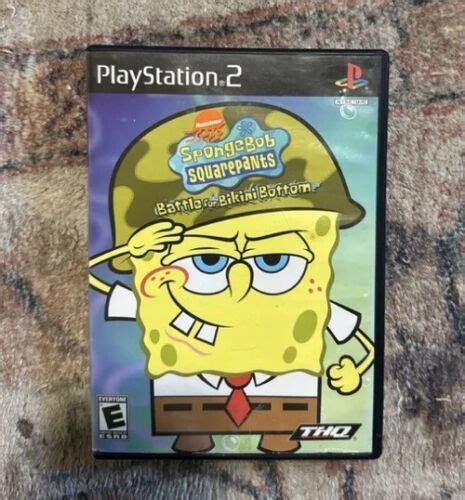 Spongebob Squarepants Battle Bikini Bottom Playstation Ps W Case