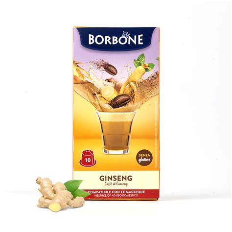 Capsules Caf Au Ginseng Caff Borbone Respresso Compatible