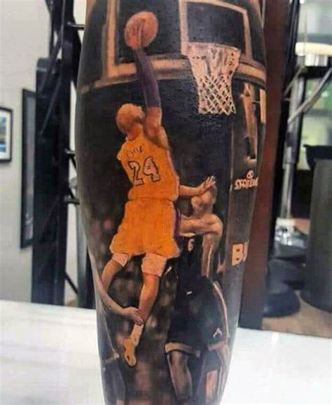 30 Kobe Bryant Tattoo Designs For Men - Basketball Ink Ideas