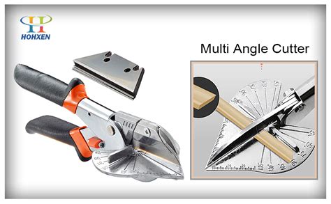 HOHXEN Cisaille à onglet multi angle de 45 à 135 degrés Outils à main