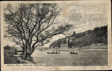 Ansichtskarte Postkarte Mülheim an der Ruhr Partie am akpool de