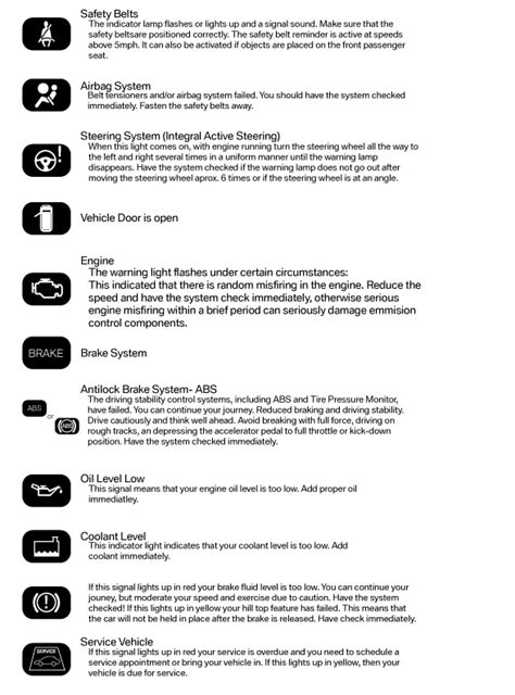 Bmw 320i Warning Lights Manual