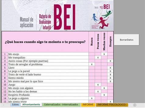 Bater A De Evaluaci N Infantil Bei