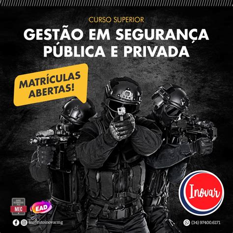 Curso Superior De Gestão Em Segurança Pública E Privada