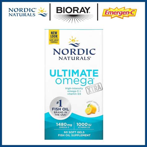 Nordic Naturals Ultimate Omega Xtra Lemon Mg Soft Gels