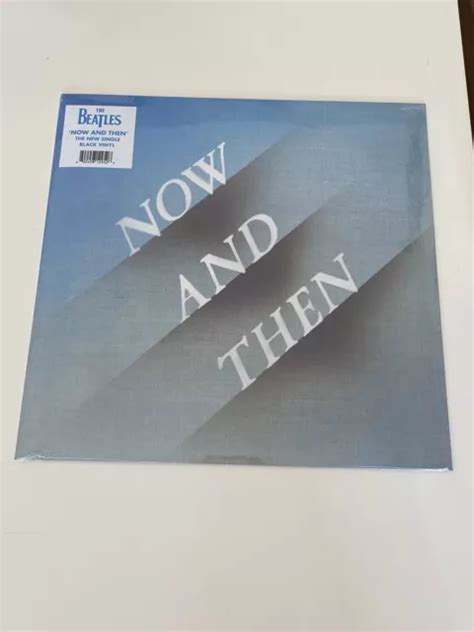 The Beatles Now And Then Limited Edition 12 Black Vinyl Record New In