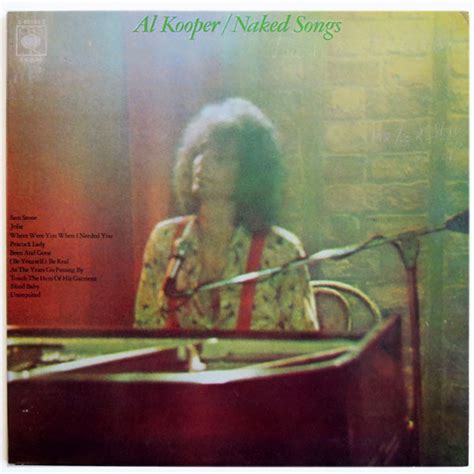 Al Kooper Naked Songs Gatefold Vinyl Discogs