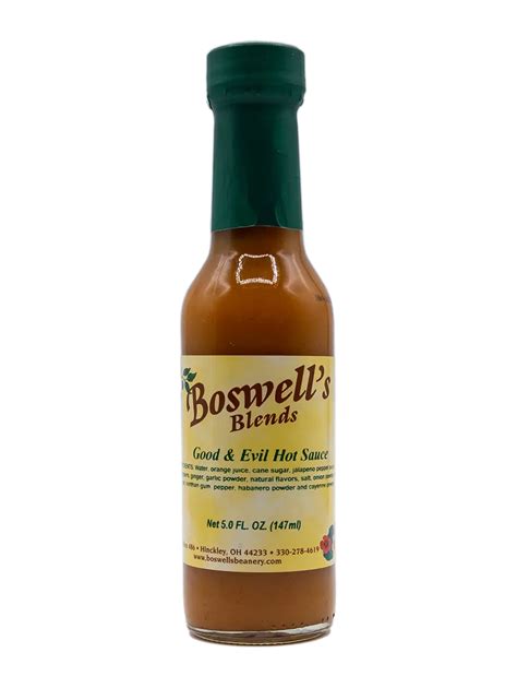 Good And Evil Hot Sauce Boswells Beanery