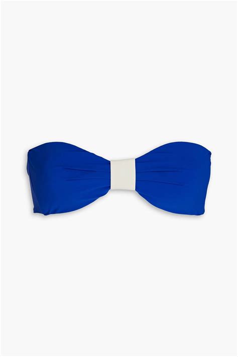 VALIMARE Capri Two Tone Bandeau Bikini Top THE OUTNET