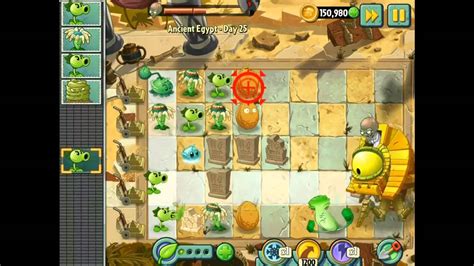 Plants Vs Zombies Ancient Egypt Day Dr Zomboss Boss Youtube