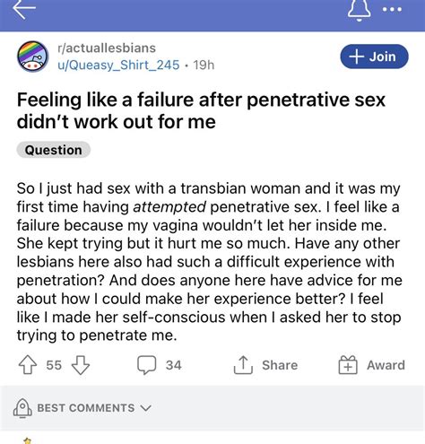 Pagliacci The Hater On Twitter Lesbian Ashamed Of Not Enjoying Penetrative Sex With A You