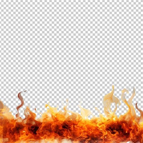 Efecto De Fuego De Llamas Png Psd Archivo Psd Premium