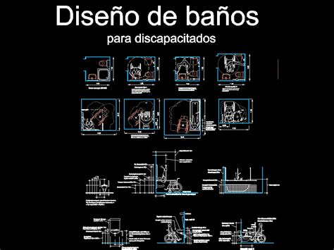 Ba Os Para Discapacitados En Autocad Descargar Cad Gratis Kb