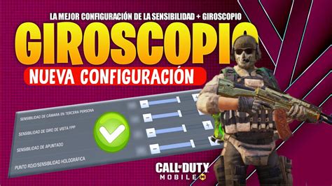 SENSIBILIDAD AVANZADA DEL GIROSCOPIO CALL OF DUTY MOBILE Trucos Y