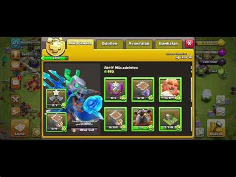 EFSANE YÜKSELTME CLASH OF CLANS YouTube