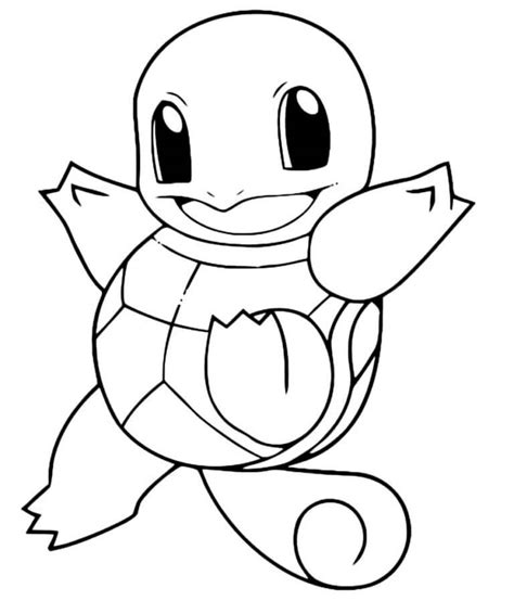 Gratis Squirtle Para Colorear Imprimir E Dibujar Coloringlib