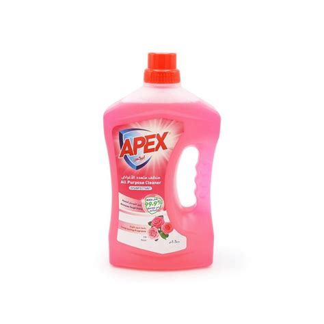 Al Meera Consumer Goods Qpsc Floor And Multi Purpose Apex All Purpose Cleaner Rose 15l