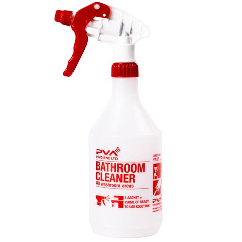 Bathroom Cleaner 750ml Refill Trigger Spray Bottle