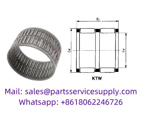 Ktw Needle Roller And Cage Assembly Ktw Bearing X X