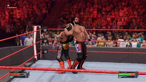 WWE 2K22 Rey Mysterio Vs Seth Rollins YouTube