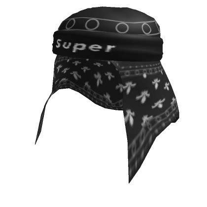 Bandana W Headband Black Roblox Item Rolimon S