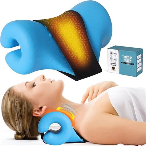 Amazon Scdjasm Neck Stretcher Neck Pain Relief Heated Cervical