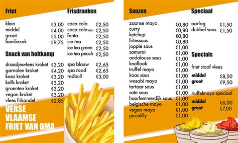 Oma S Friet Amsterdam VERSE VLAAMSE FRIET VAN OMA