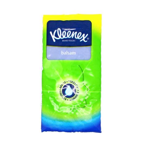 Kleenex Balsam Pocket Travel Tissues 9s Go Tiny