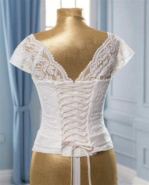 White Bridal Corset Wedding Corset For Dress Detail For Etsy