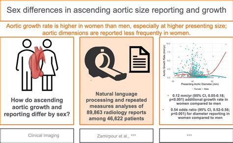 Sex Differences In Ascending Aortic Size Reporting And Growth On Chest