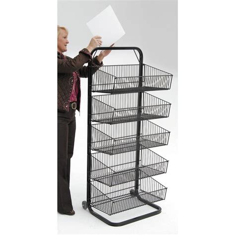 Wire Storage Racks with Five Baskets | Wire storage racks, Wire storage ...