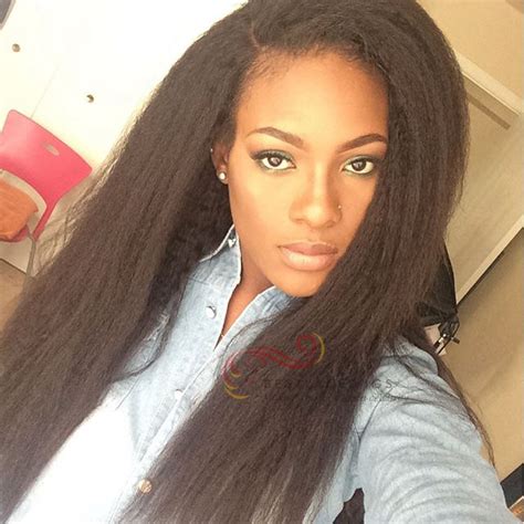 Middle Part Lace Closure With 3pcs Virgin Brazilian Hair Weaves Kinky