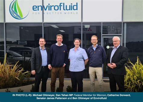 Dan Tehan Mp And Senator James Paterson Visit Envirofluid