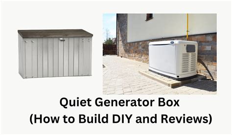 Quiet Generator Box (How to Build DIY and Reviews) - GeneratorStop.com