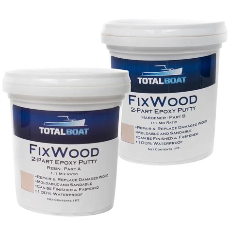 Totalboat 512884 Fixwood Marine Grade Epoxy Putty