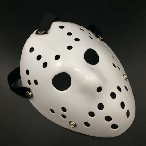 Hot Jason Voorhees Friday The 13th Horror Movie Hockey Mask Scary Halloween Mask Ebay