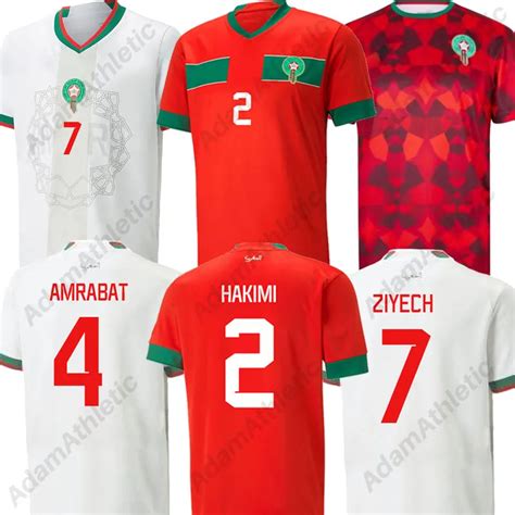 Camiseta De F Tbol De Marruecos Copa De Frica Hakimi Camiseta De