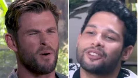 Men In Black Siddhant Chaturvedi Teaches Chris Hemsworth Iconic