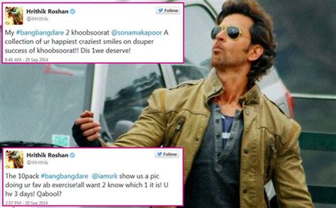 Hrithik Roshan Finds A New Way To Promote Bang Bang Bollywood News And Gossip Movie Reviews