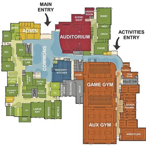 High School Floor Plan