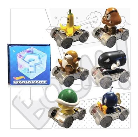 Hot Wheels Mario Kart Blind Box Colección Pzas Envío gratis