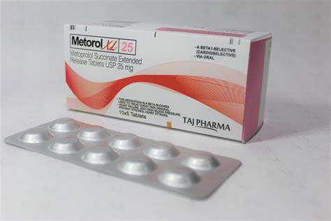 Metoprolol Succinate Extended Release Tablets 25mg (Metorol XL ...