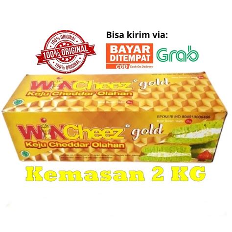 Jual Keju WINCHEEZ Wincheese Gold CHEDDAR Chedar Cedar Cheese 2kg 2 Kg