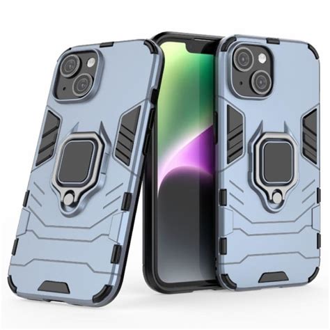 Iphone Skal Hybrid Armor Ring Bl Fyndiq