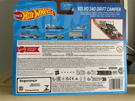 Misb Hotwheels Track Fleet Volvo Drift Camper Hot Wheel Wheels Hotwheel Hobbies Toys