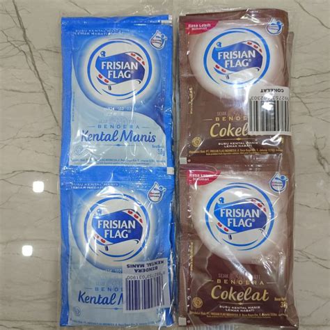 Jual Susu Kental Manis Frisian Flag Renceng Isi Sachet Shopee Indonesia