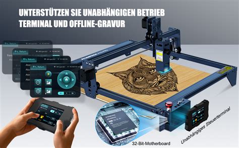 ATOMSTACK MAKER A10 PRO Laser Graviermaschine 50W Laserschneider Mit