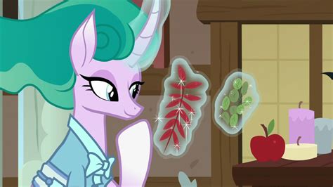 Image - Mistmane levitating different herbs and leaves S7E16.png | My Little Pony Friendship is ...