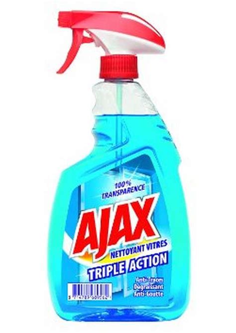 Nettoyant Pour Vitres Triple Action En Pistolet Ajax 750 Ml Bam