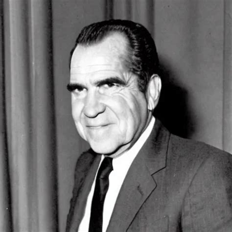 Richard Nixon Lost In The Backrooms Stable Diffusion